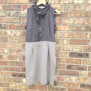 LOFT Ruffle Polka Dot Size 10 Dress